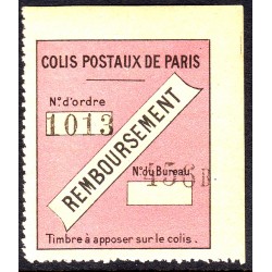 Colis Postaux PARIS n° 52...