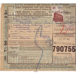 Colis Postaux n° 208 sur...