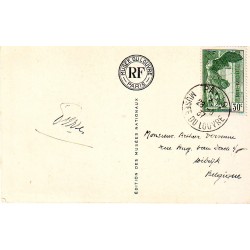 n° 354 Obl sur carte...