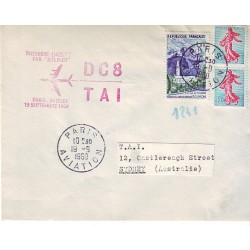 1ere liaison Paris-Sidney...