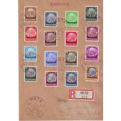 Alsace Lorraine n° 24 à 39...