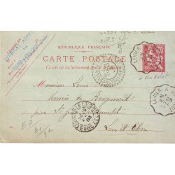 carte postale 124 D1...