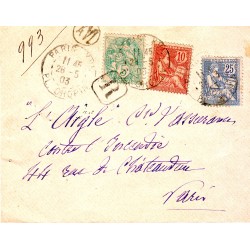 tricolore sur lettre...