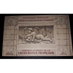 Carnet Croix Rouge 1952 N**...