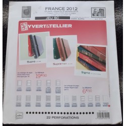 pages préimprimées SC Yvert...