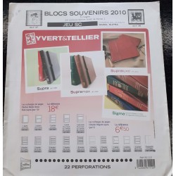pages préimprimées SC Yvert...