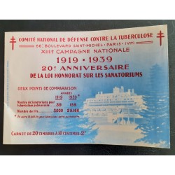carnet vignette tuberculose...