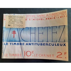 carnet vignette tuberculose...